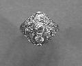 Continental 1950s  Diamond Engagement Ring